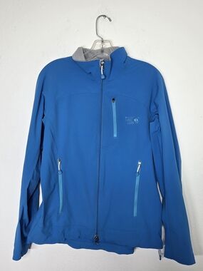 Mountain Hardwear Blue Lightweight Softshell Jacket M